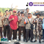 Pic News - Pramuka Peduli Kwarcab Tanjung Jabung Barat Salurkan Bantuan untuk Korban Kebakaran di Desa Sungai Dualap C PNG